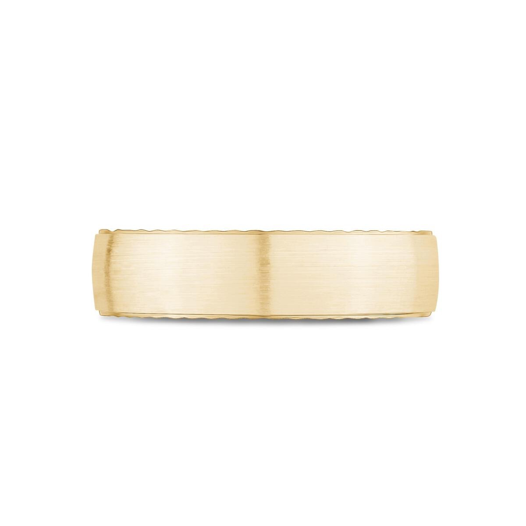 Flat Steel Ring with Diamond Cut Edges | ARZ Steel | Luby 