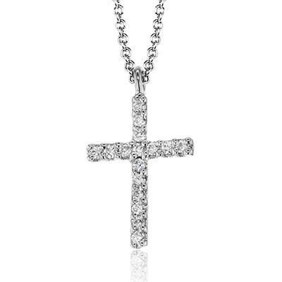 Zeghani 14K Diamond Cross Pendant | Zeghani | Luby 