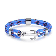 Marine Anchor Nylon Bracelet (Blue) | Brosway Italia | Luby 