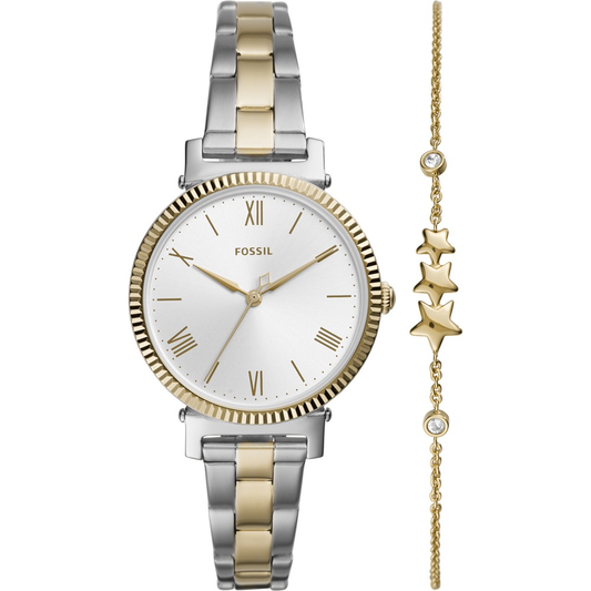 Daisy Watch (Silver/Gold) | Fossil | Luby 