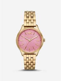 Ladies' Lexington Watch (Gold/Pink) | Michael Kors | Luby 