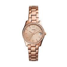 Ladies Scarlette Mini Watch (Rose-Gold) | Fossil | Luby 
