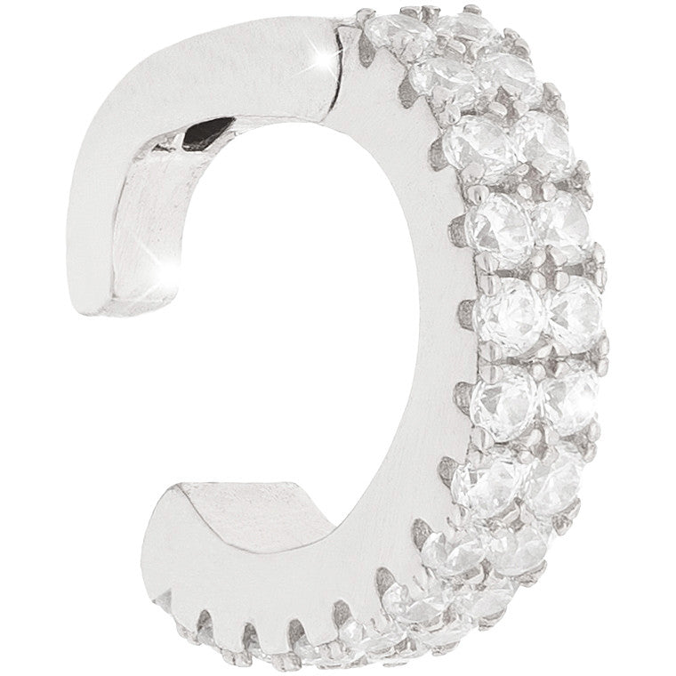 Silver Ear Ring with Cz