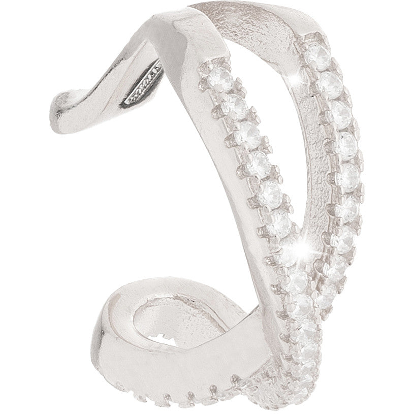 Circe Ear Ring with Cz | Rebecca | Luby 