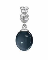 London Blue Ocean Drop Charm (Silver/Blue) | Endless Jewelry | Luby 