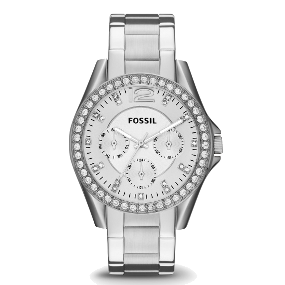 Riley Multifunction Stainless Steel Watch | Fossil | Luby 