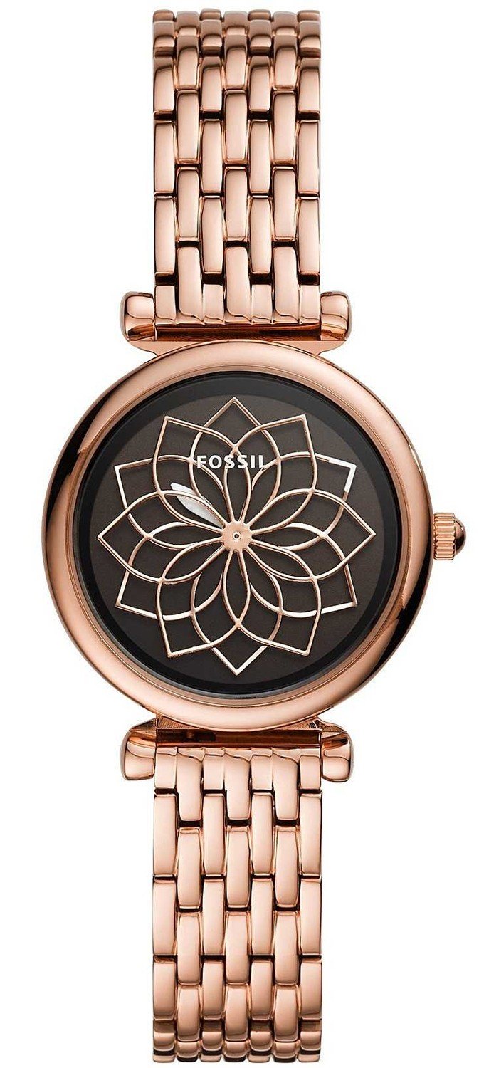 Carlie Mini Watch (Rose-Gold) | Fossil | Luby 