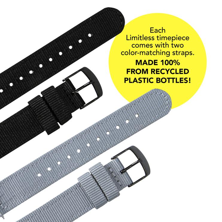 Limitless Epic Steel Watch (Grey/Black) | Philip Stein | Luby 
