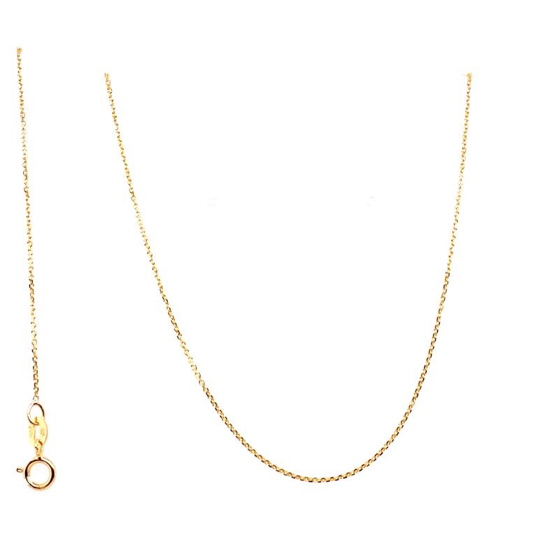 Rolo Link 14k Gold Chain (0.85mm) | Luby Gold Collection | Luby 