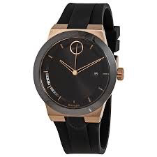 Movado Black and Rose Gold | Movado | Luby 