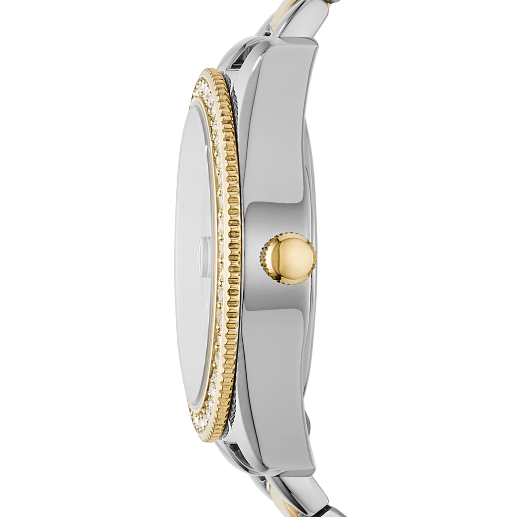 Scarlette Mini Watch (Silver/Gold) | Fossil | Luby 