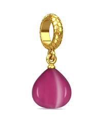 Charm Ojo de Serpiente Fucsia (Plata/Fucsia)