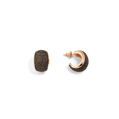 Pendientes Huggie Dust of Dreams (oro rosa)