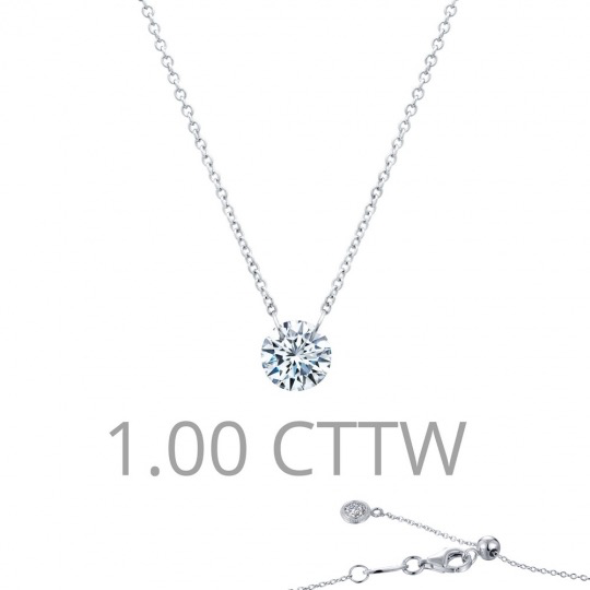 Frameless Solitaire Necklace | LAFONN | Luby 