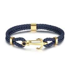 Marine Blue Nylon Bracelet (Gold) | Brosway Italia | Luby 