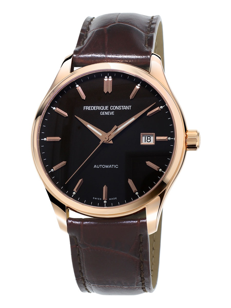 Classics Index Automatic (Rose-Gold/Black) | Frederique Constant | Luby 