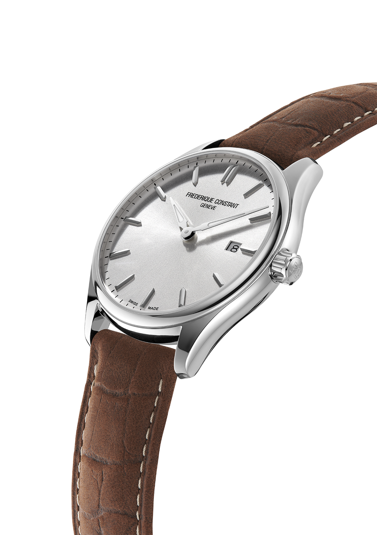 Frederique Classic Quartz Silver Case | Frederique Constant | Luby 