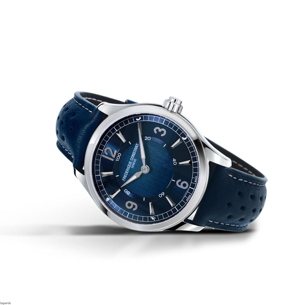 Horological Smartwatch Gents Notify (Full Blue) | Frederique Constant | Luby 