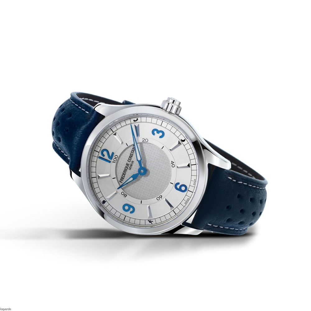 Horological Smartwatch Gents Notify (Blue-White) | Frederique Constant | Luby 