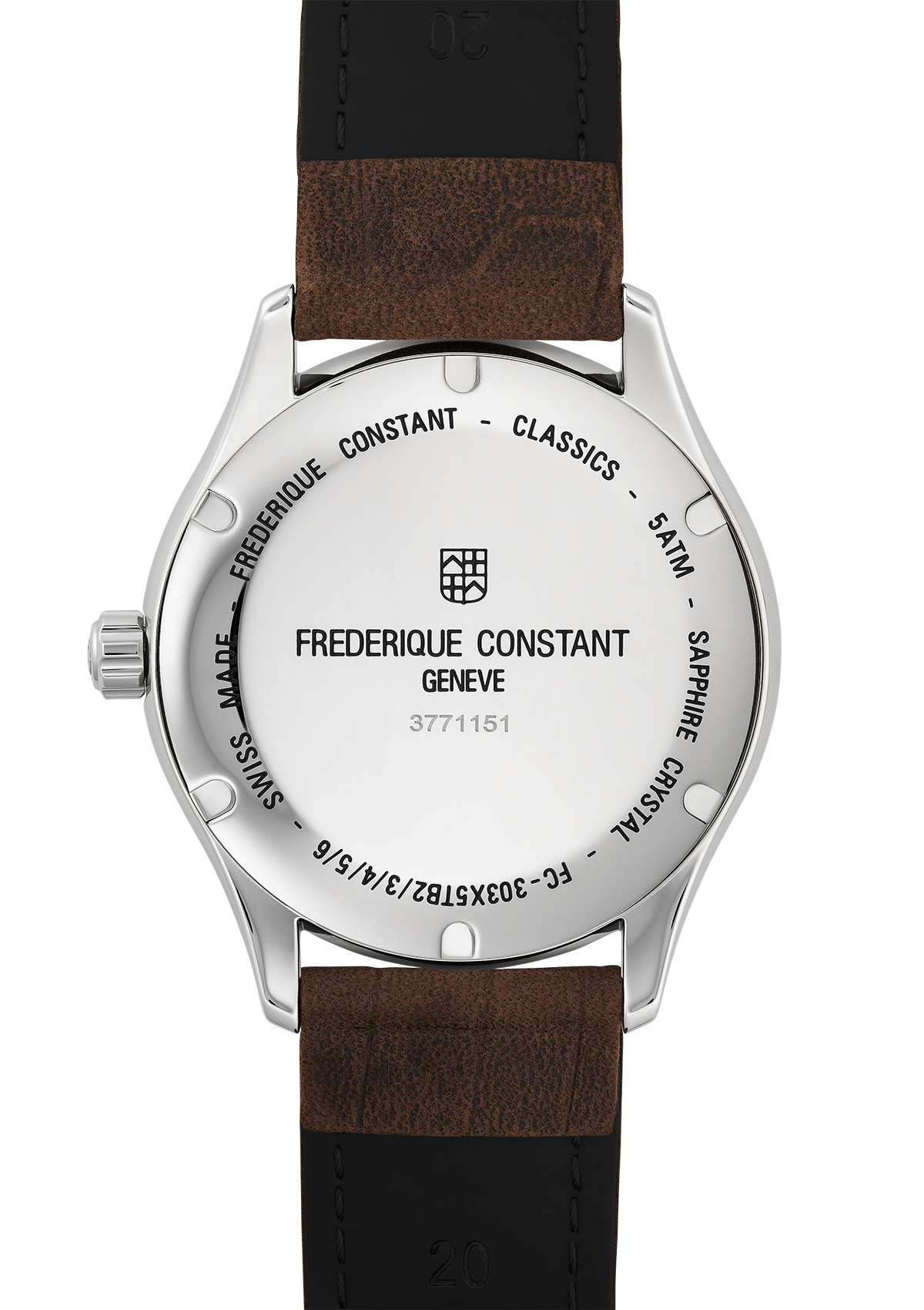 Frederique Classics Index Automatic (SILVER) | Frederique Constant | Luby 