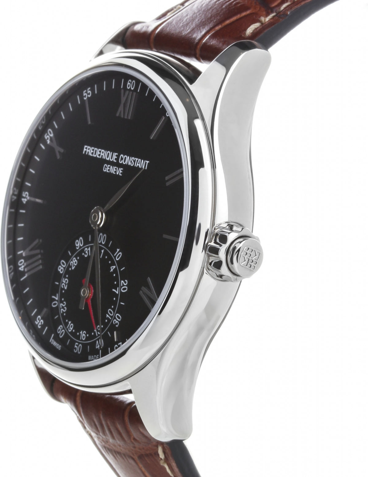 Horological Smartwatch Gents Classics (Black/Brown) | Frederique Constant | Luby 