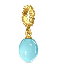 Amuleto de lealtad de marzo (dorado/azul)
