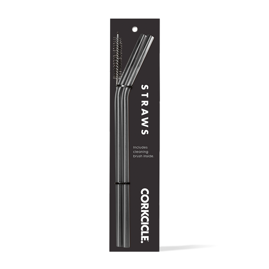 GUNMETAL STRAWS | Corkcicle | Luby 