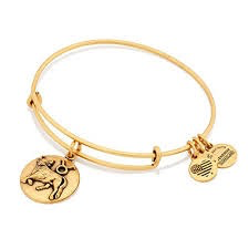 Taurus III Charm Bangle Bracelet (Gold) | Alex and Ani | Luby 