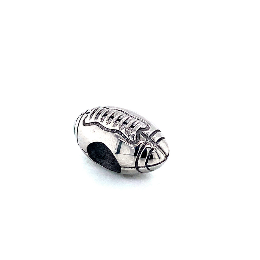 Eslabón de acero de fútbol (plata)