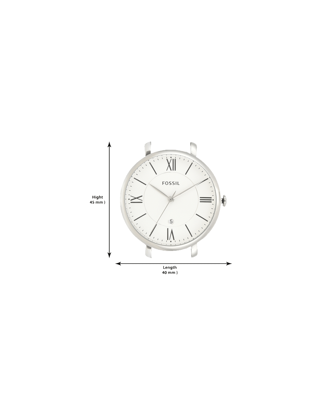 Jacqueline Watch (Silver) | Fossil | Luby 