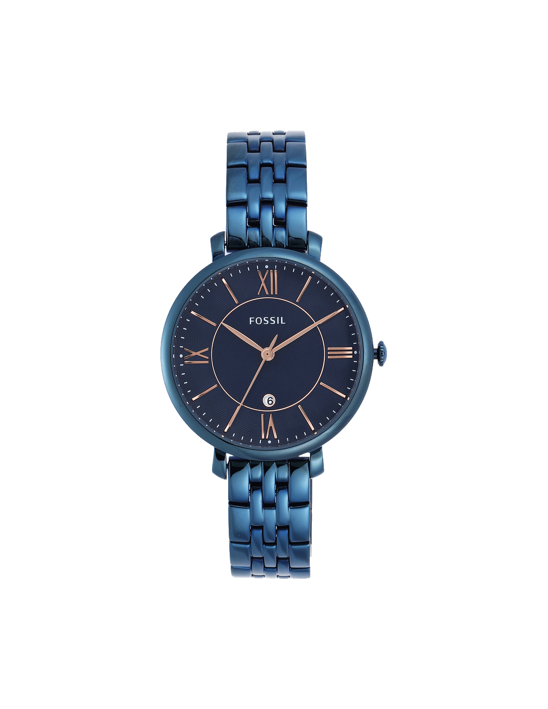 Jacqueline Date Watch (Blue) | Fossil | Luby 