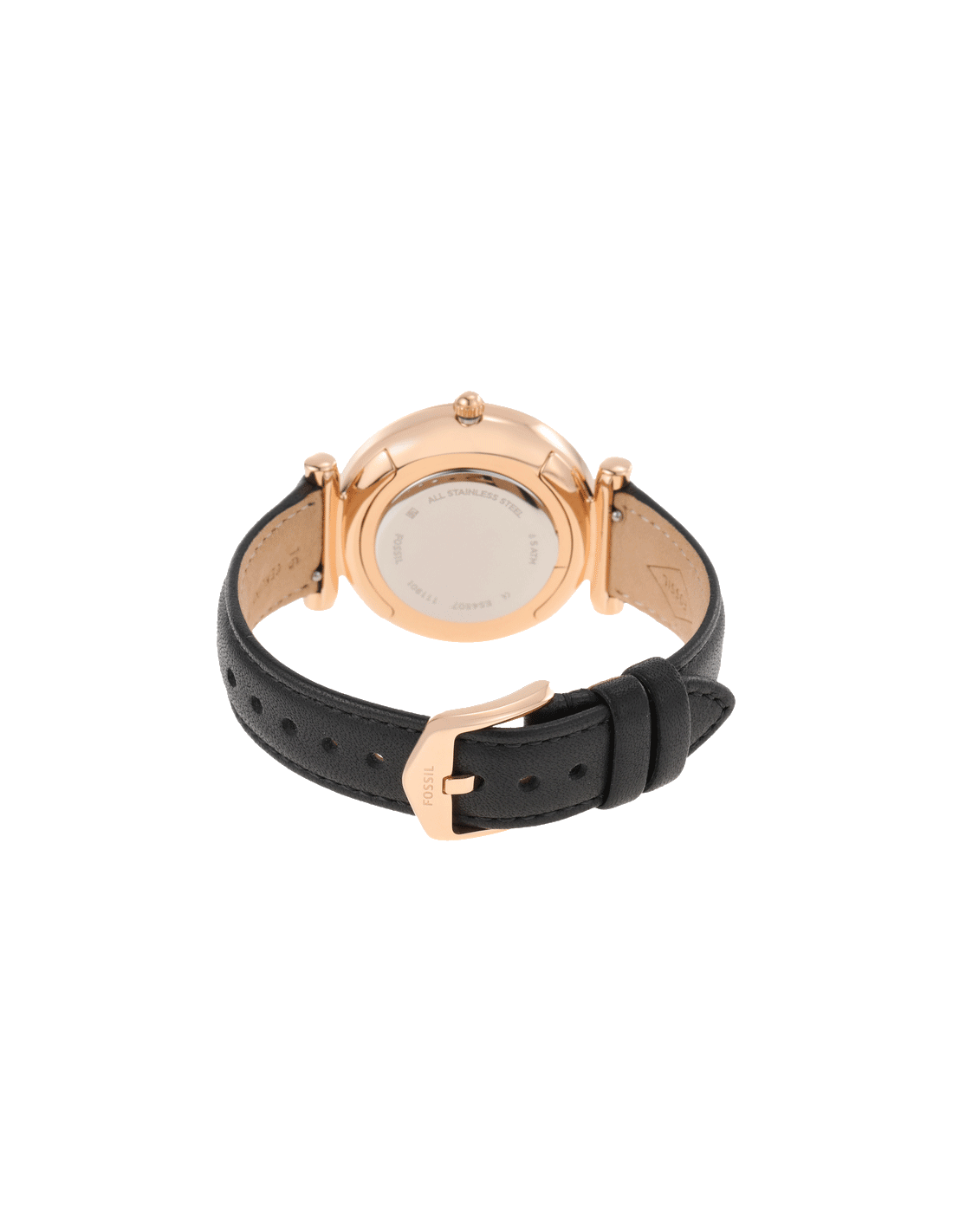 Carlie Watch (Rose-Gold/Black) | Fossil | Luby 