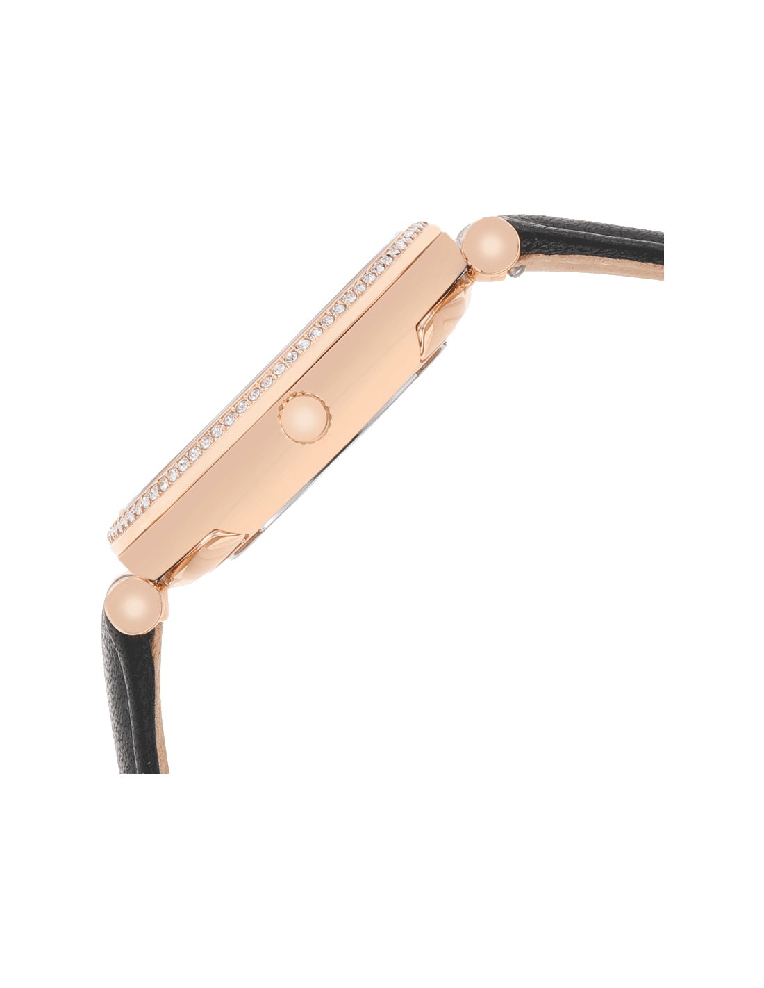 Carlie Watch (Rose-Gold/Black) | Fossil | Luby 