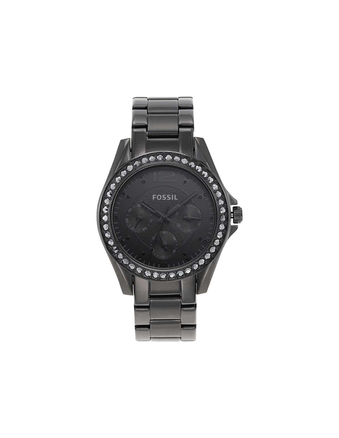 Riley Multifunction Watch (Black) | Fossil | Luby 