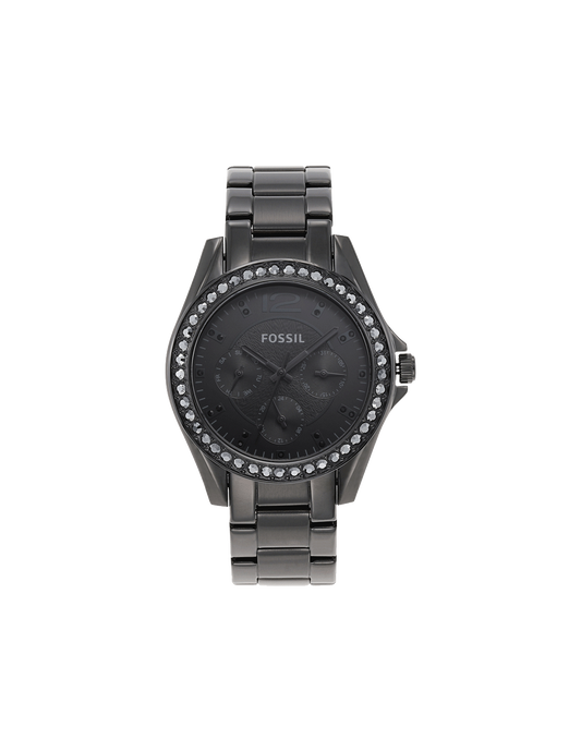 Riley Multifunction Watch (Black) | Fossil | Luby 