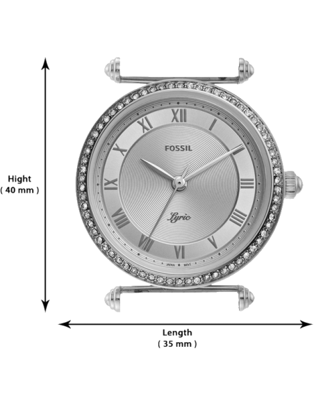 Lyric Watch (Silver) | Fossil | Luby 