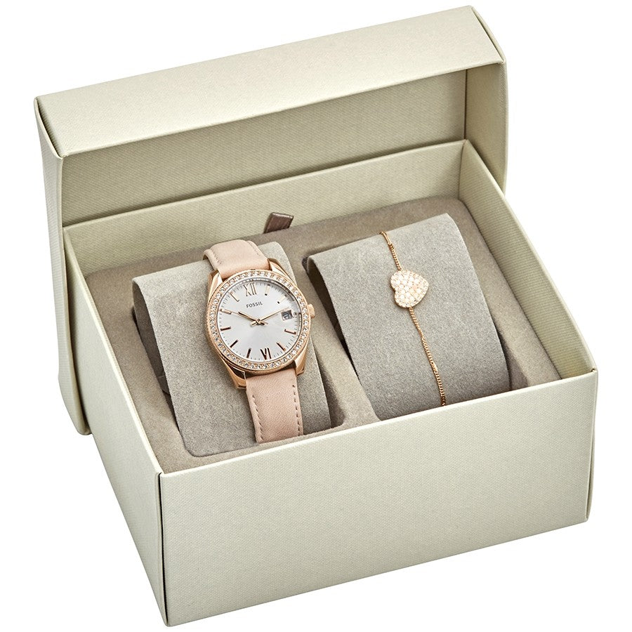 Scarlette Mini Watch and Bracelet Set | Fossil | Luby 