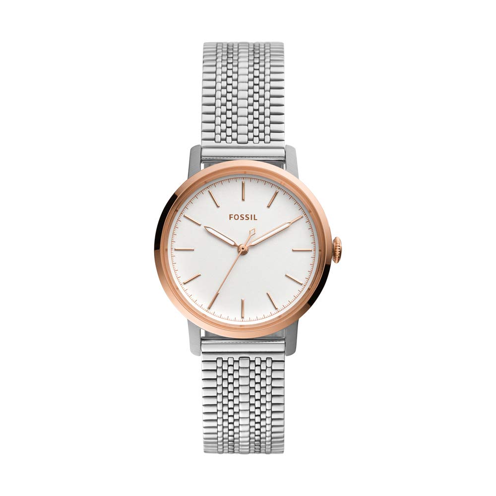 Neely Three-Hand Stainless Steel Watch | Fossil | Luby 