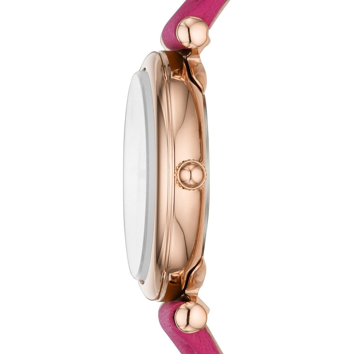 Carlie Mini Watch (Fuchsia/Rose-Gold) | Fossil | Luby 