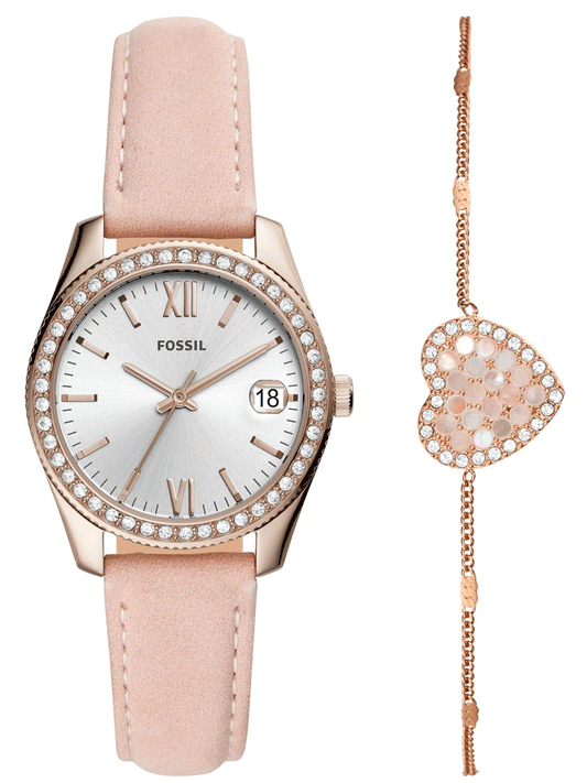 Scarlette Mini Watch and Bracelet Set | Fossil | Luby 