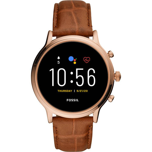 Julianna Gen 5 SmartWatch (Rose-Gold/Brown) | Fossil | Luby 