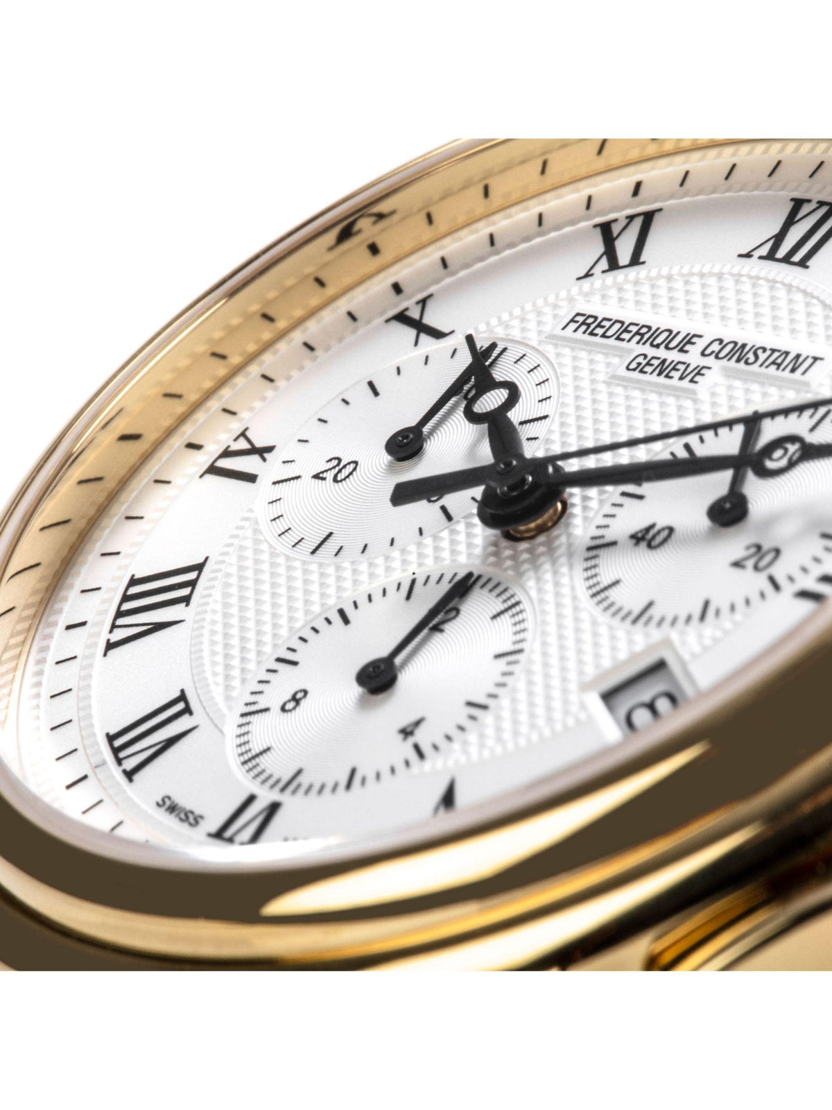 Classics Quartz Chronograph (Gold/Brown) | Frederique Constant | Luby 