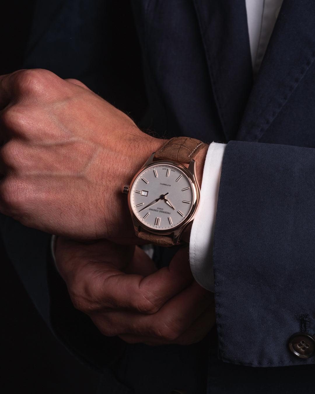 Frederique Highlife Automatic COSC (Rose Gold) | Frederique Constant | Luby 