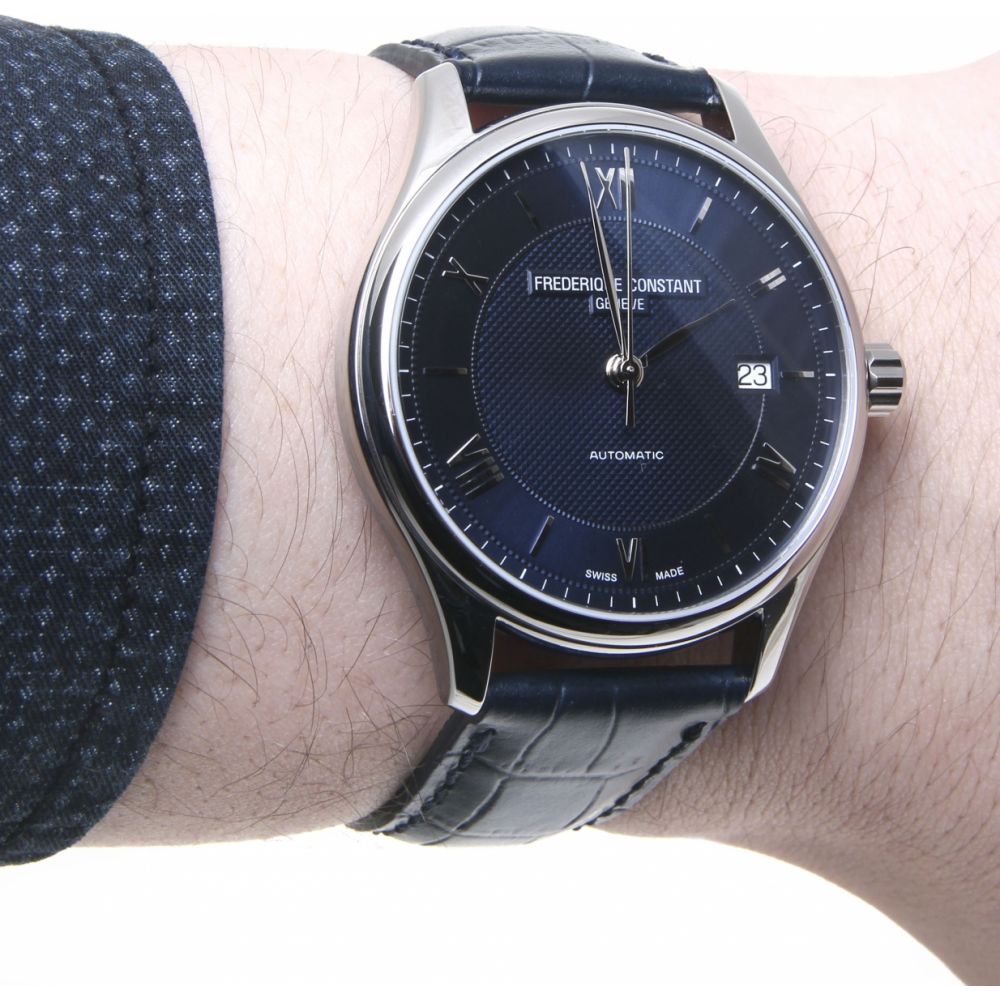 Classics Index Automatic (Blue) | Frederique Constant | Luby 