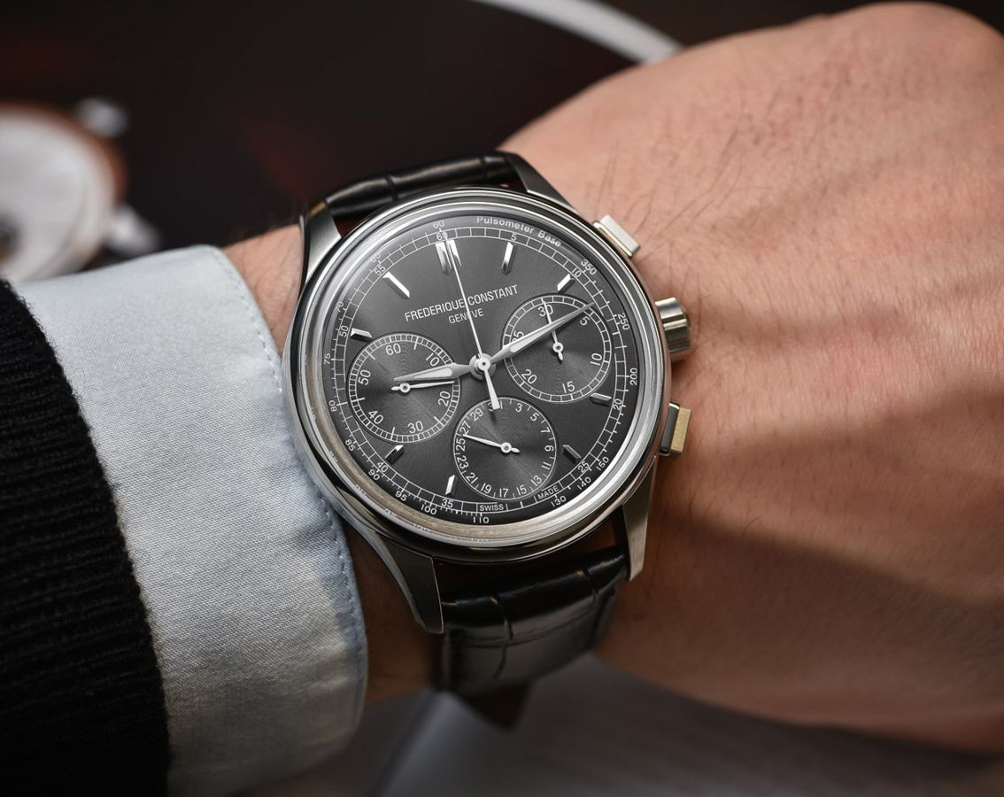 Flyback Chronograph Manufacture (Black) | Frederique Constant | Luby 