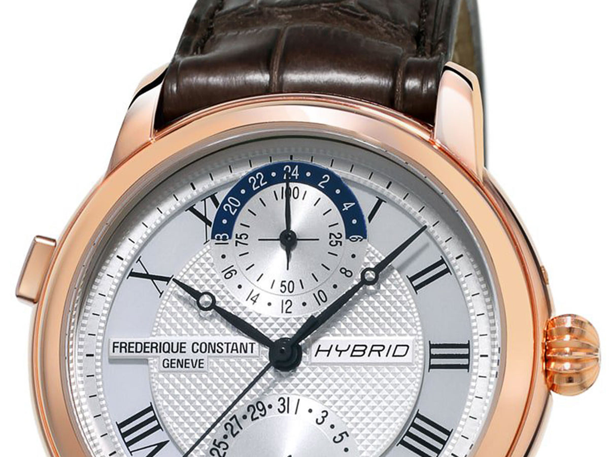 Hybrid Manufacture (Rose-Gold/Brown) | Frederique Constant | Luby 