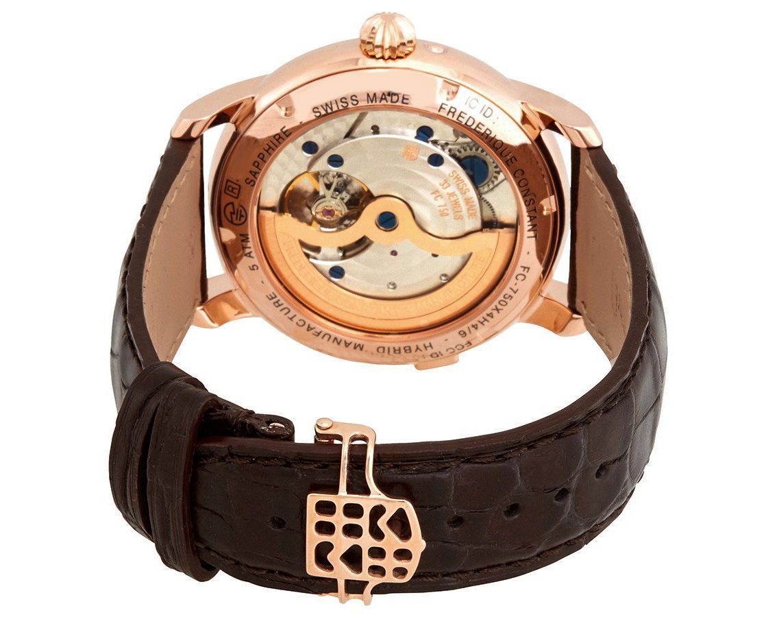 Hybrid Manufacture (Rose-Gold/Brown) | Frederique Constant | Luby 