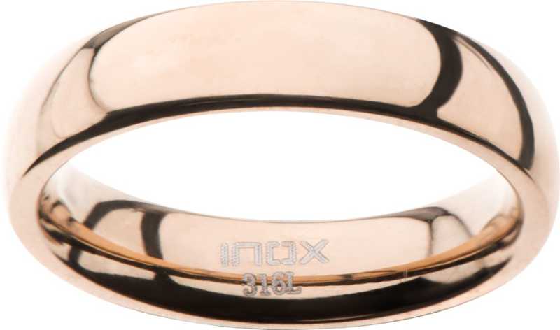 Rose Gold High Polished Women's Ring | Inox | Luby 