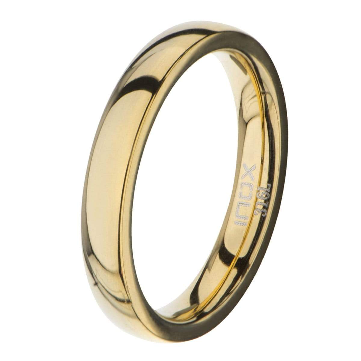 Thin Gold High Polished Ring | Inox | Luby 