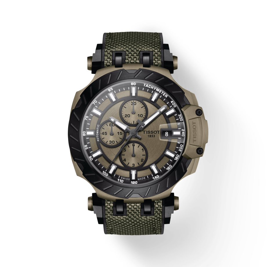 T-Race Automatic Chronograph (Khaki Green) | Tissot | Luby 